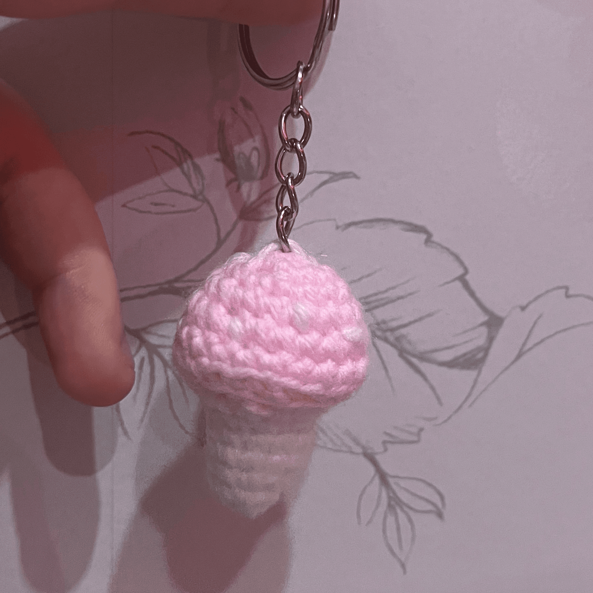 Mushroom Keyring image