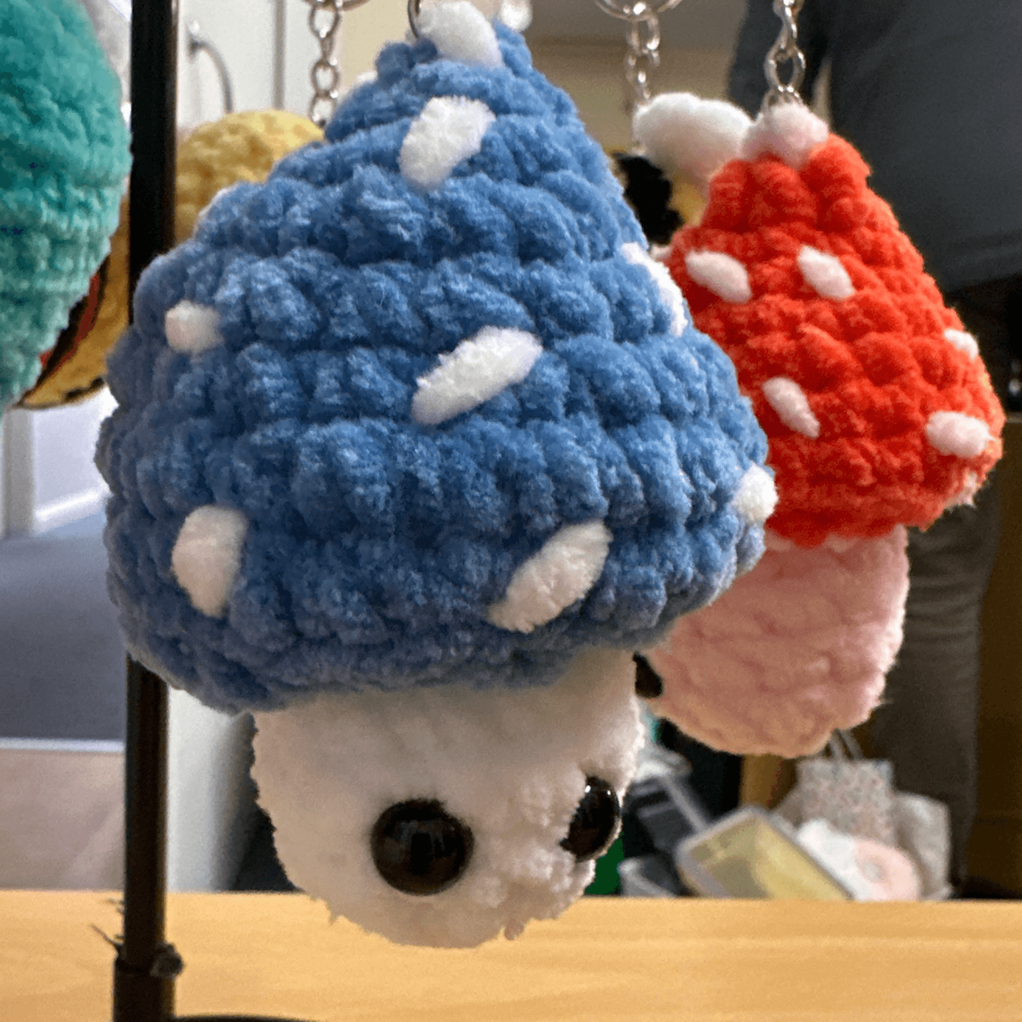 Mushroom Poppet Keyring image